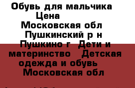 Обувь для мальчика › Цена ­ 1 000 - Московская обл., Пушкинский р-н, Пушкино г. Дети и материнство » Детская одежда и обувь   . Московская обл.